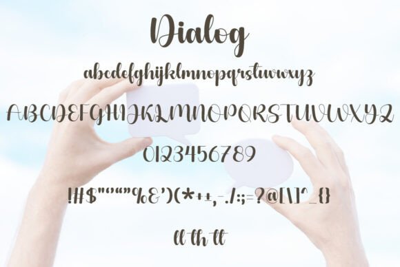 Dialog Font - Preview 5