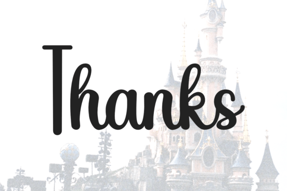 Disney Font - Preview 5