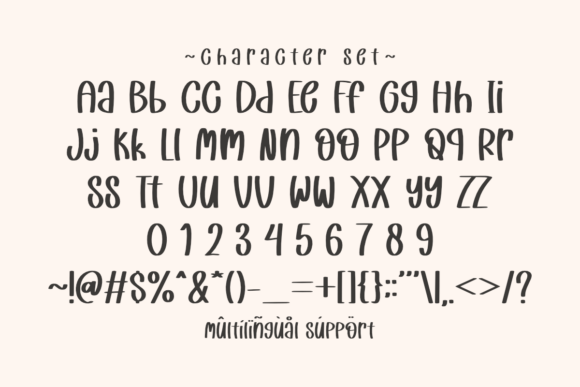 Dried Leaves Font - Preview 2