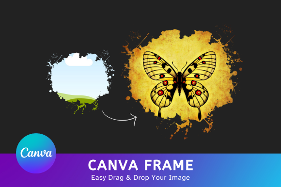 Editable Canva Creative Frame Template Graphic by crazysam · Creative ...
