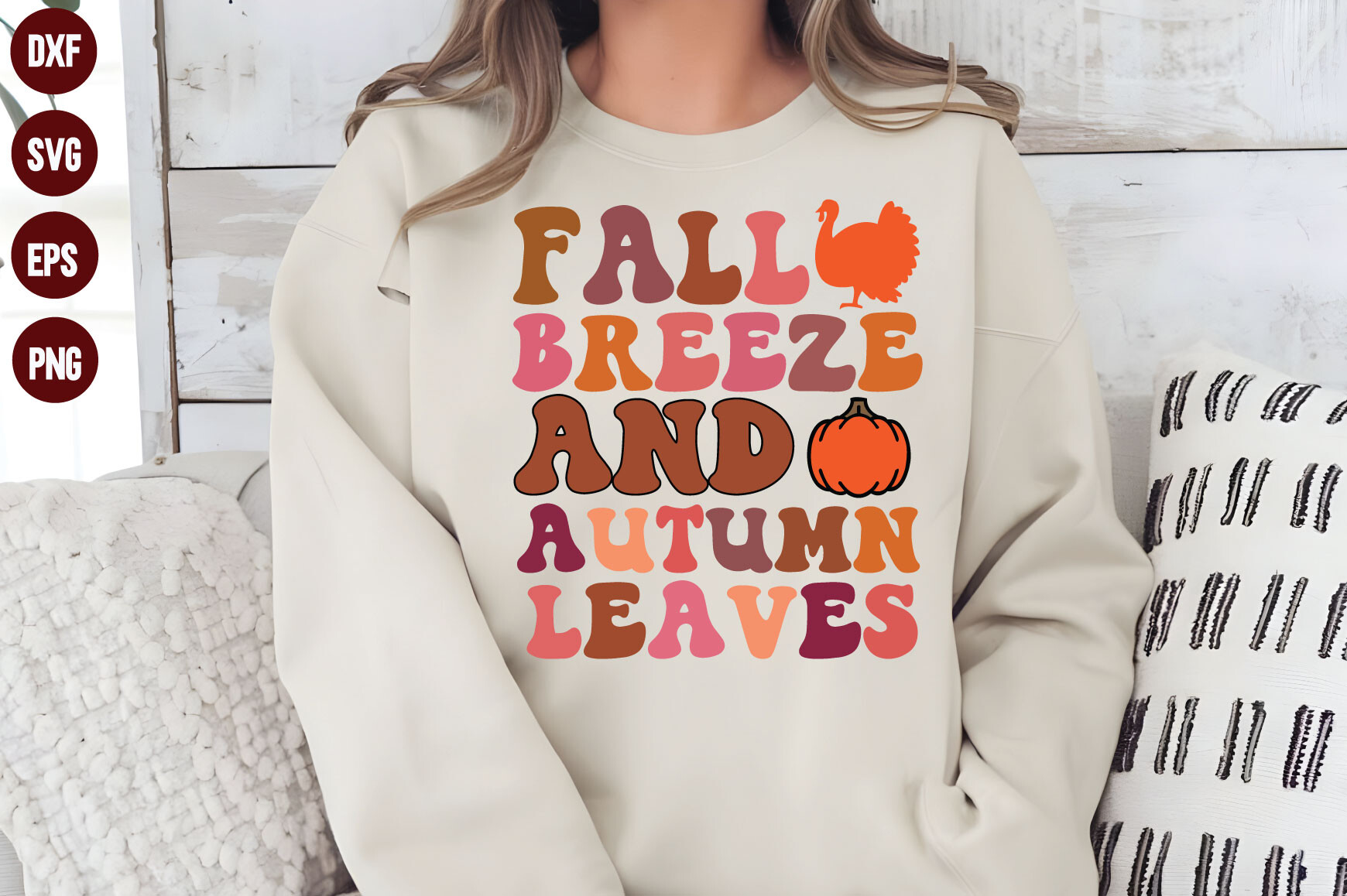 Fall Breeze Autumn Leaves Svg Graphic by DesigncrativeABK · Creative ...