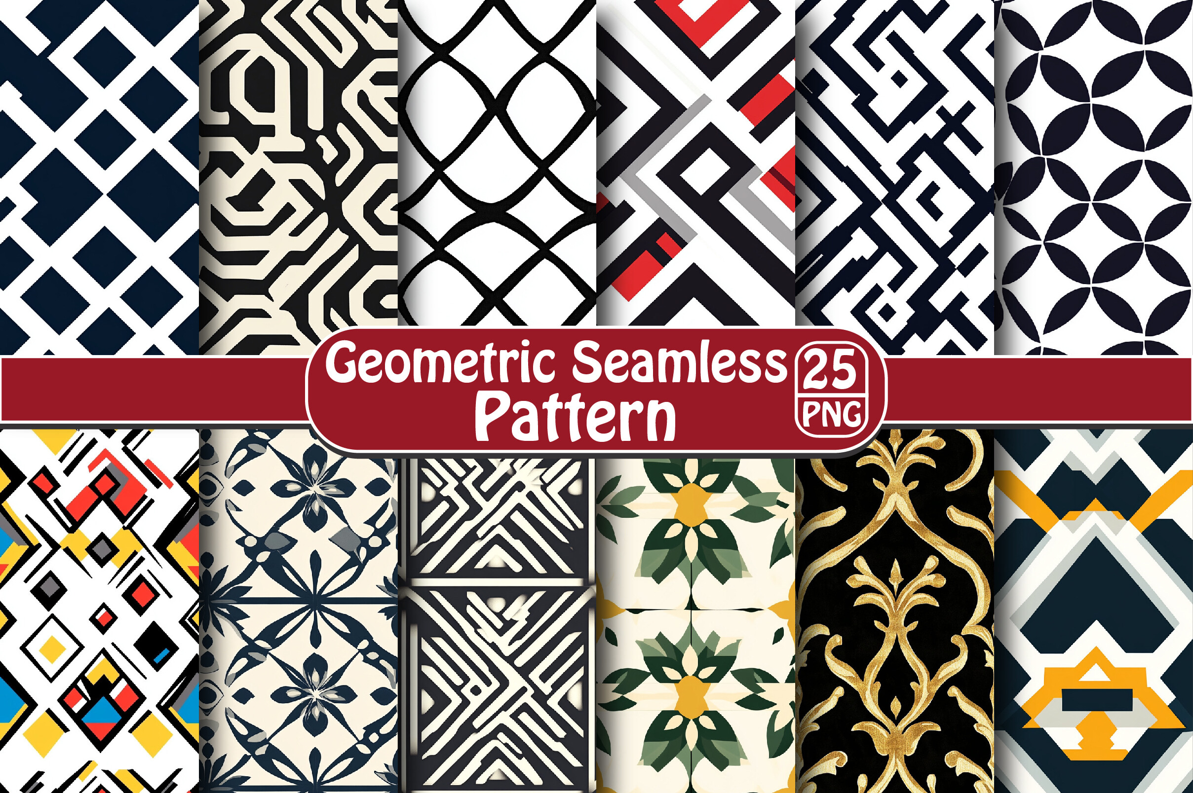Geometric Seamless Pattern