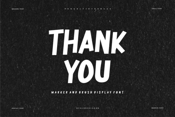 Marker Dekane Font PNG with transparent background - Preview 5