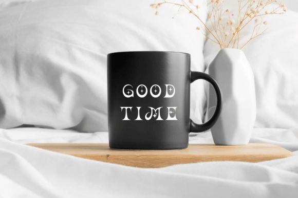 Neon Moon Font PNG with transparent background - Preview 3