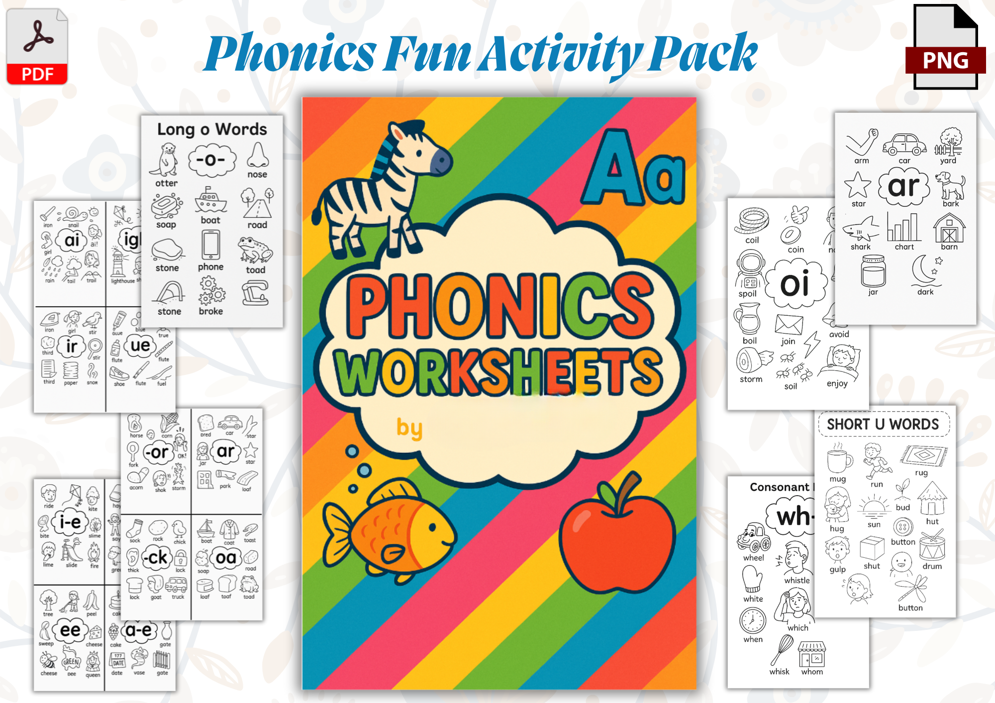 Phonics Vowel & Blend Activity Pack