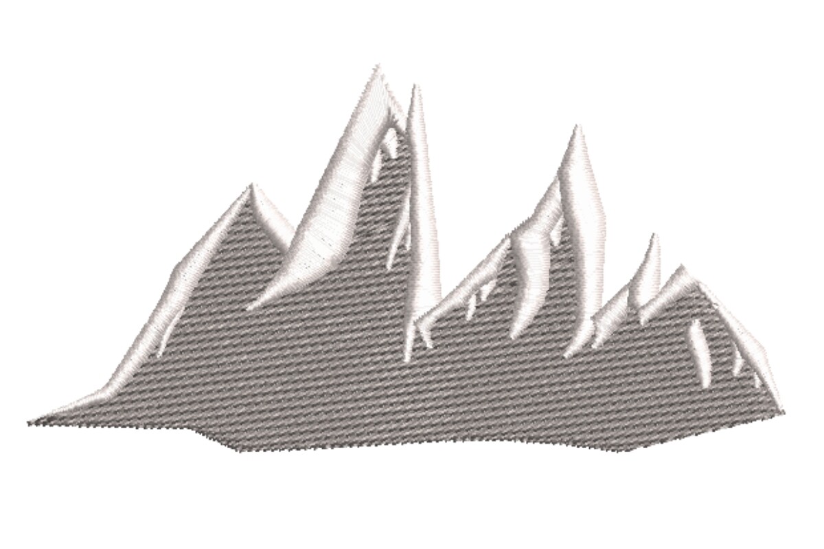 Snowy Sharp Mountain