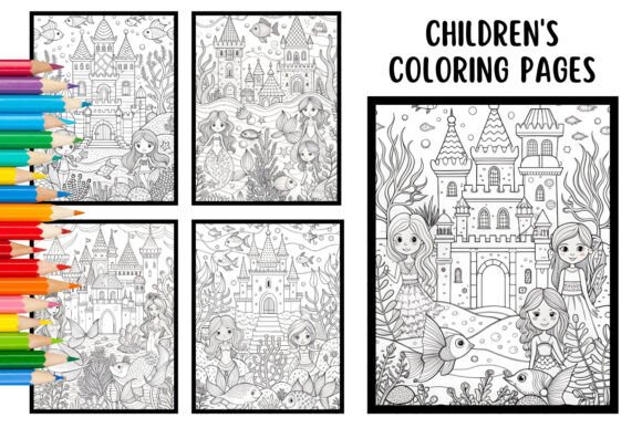 14 Children's Coloring Pages Books Kids