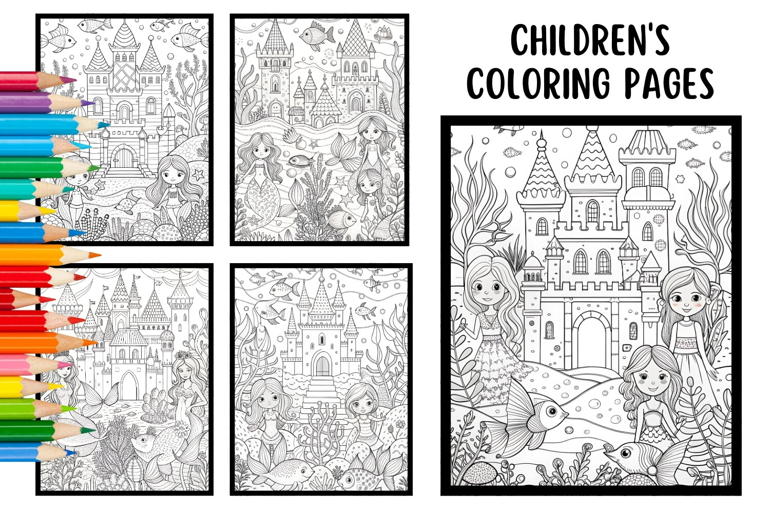 14 Children's Coloring Pages Books Kids