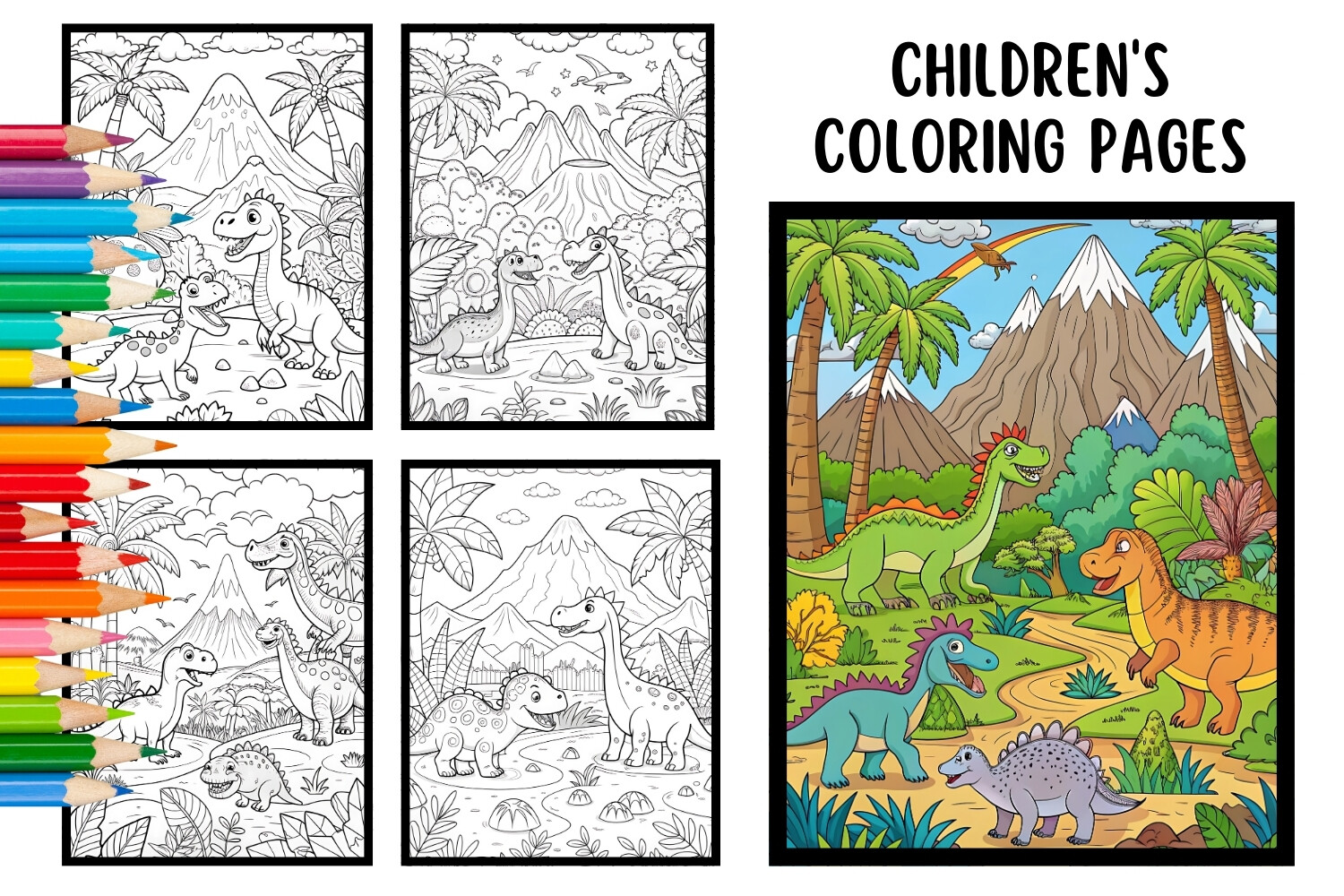 14+ Children's Coloring. Pages. Kids