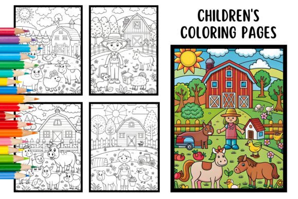 19+ Children's Coloring Pages Books Kids
