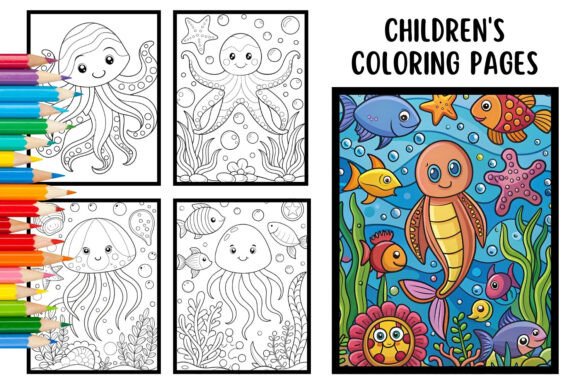 9+ Children's Coloring Pages Books Kids