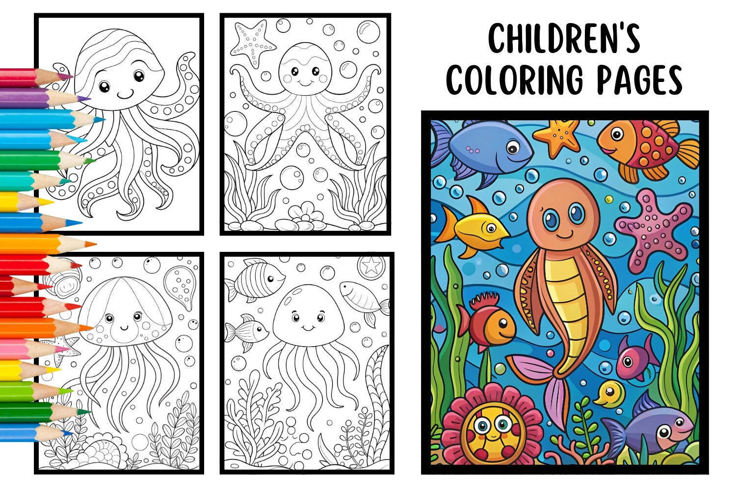 9+ Children's Coloring Pages Books Kids