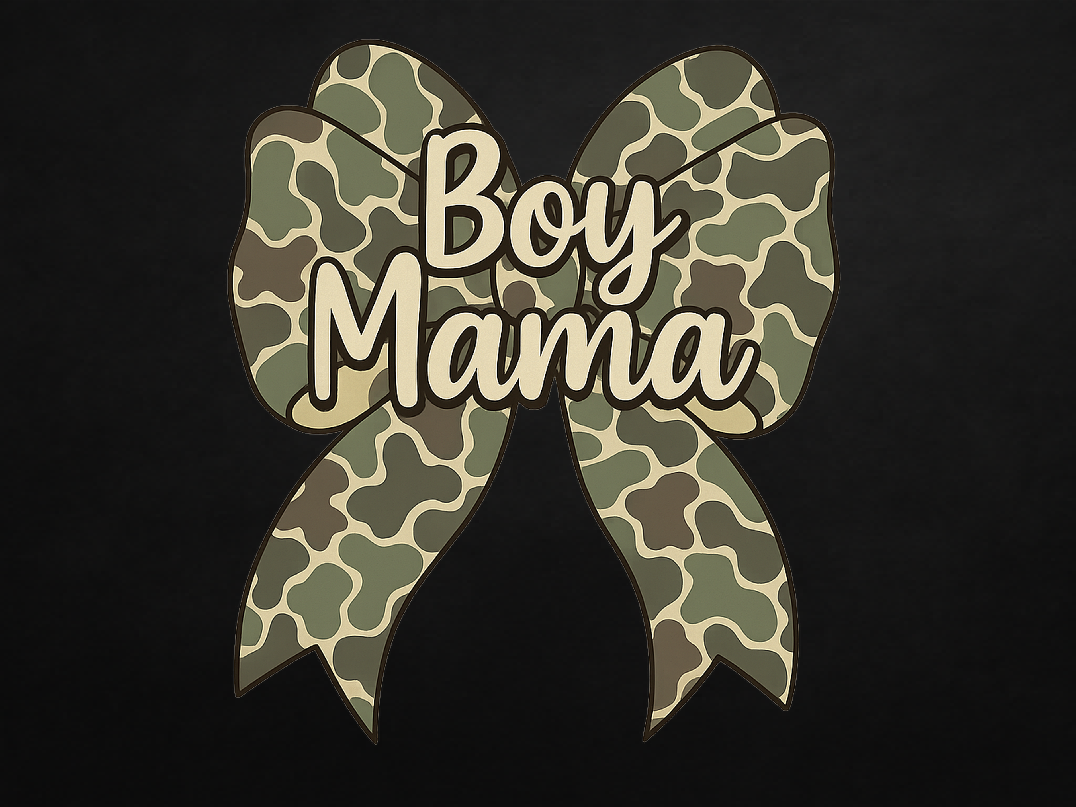 Boy Mama Camo Coquette Bow PNG Graphic by Sofiamastery · Creative Fabrica