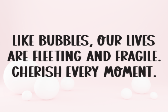 Bubble Peep Font - Preview 2