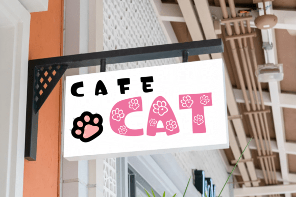 Cat Animal Font - Preview 3
