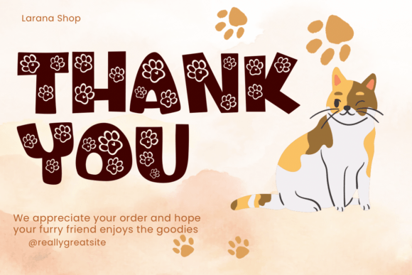 Cat Animal Font - Preview 6
