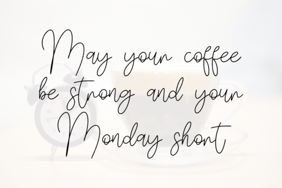 Coffee Time Font - Preview 2
