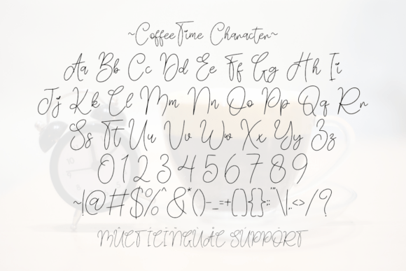 Coffee Time Font - Preview 5