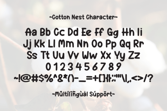 Cotton Nest Font - Preview 5