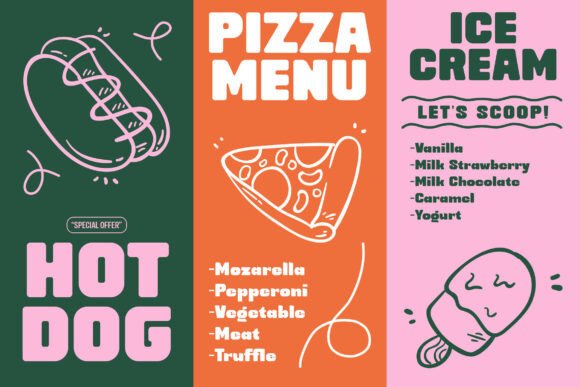 Dt Youthy Bold Font font preview - 5