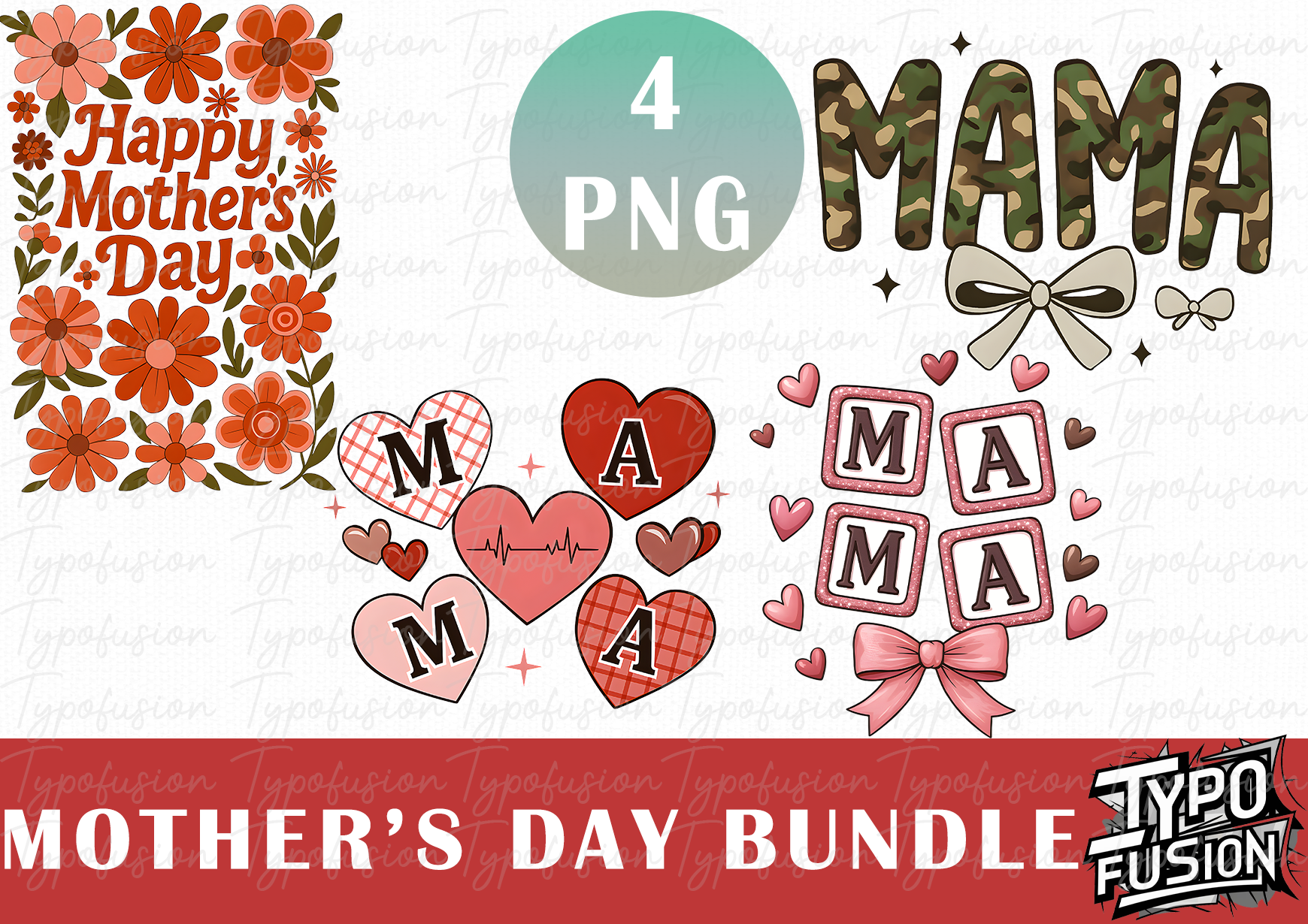 Funny MAMA Mother's Day PNG Sublimation