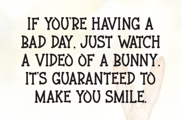 Glitter Bunny Font PNG with transparent background - Preview 2