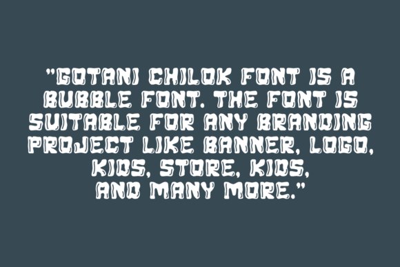 Gotani Chilok Font PNG with transparent background - Preview 3