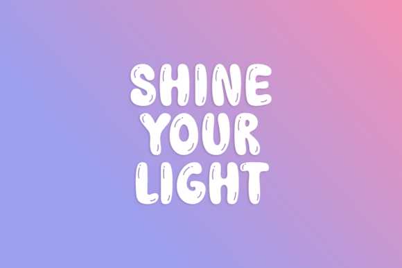 Handy Bubble Font PNG with transparent background - Preview 3