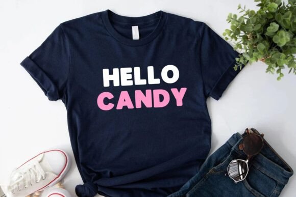 Hello Candy Font PNG with transparent background - Preview 3