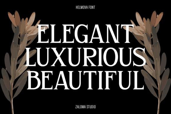 Helmova Font PNG with transparent background - Preview 1