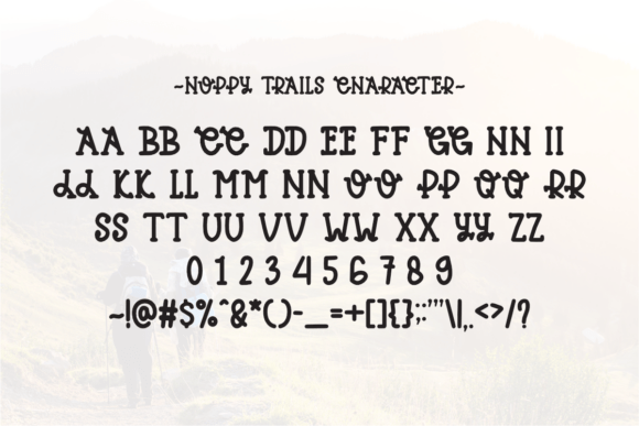 Hoppy Trails Font PNG with transparent background - Preview 5