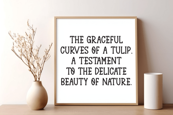Joyful Tulip Font - Preview 1