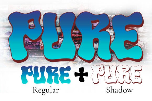 Large Font PNG with transparent background - Preview 2