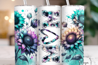 Mom 20 OZ Tumbler Wrap Graphic by Maya Print Design · Creative Fabrica