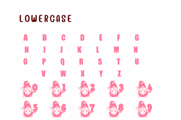Mother Gnome Font PNG with transparent background - Preview 2