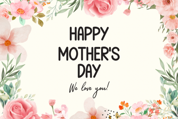 My Mother Font PNG with transparent background - Preview 3