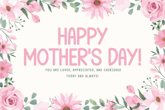 My Mother Font PNG with transparent background - Preview 4