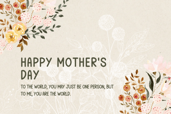 My Mother Font PNG with transparent background - Preview 6