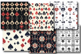 Playing Cards Pattern Graphic by Dream Print · Creative Fabrica