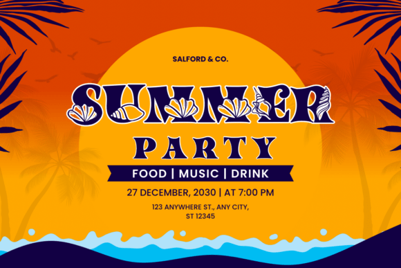 Shell Summer Font PNG with transparent background - Preview 1