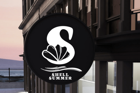 Shell Summer Font PNG with transparent background - Preview 2