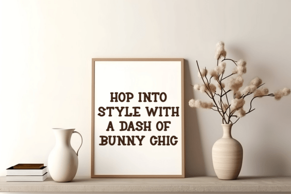 Snazzy Bunny Font PNG with transparent background - Preview 1