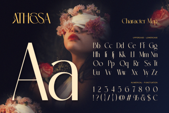 Athesa Luxurious Font - Preview 1