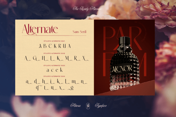 Athesa Luxurious Font - Preview 4