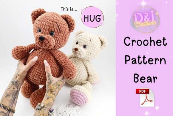 Bear Cute Crochet Pattern Amigurumi Pdf