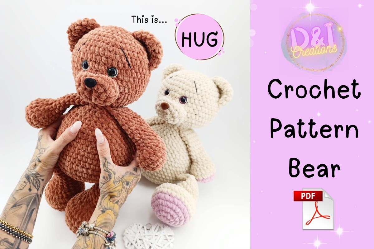 Bear Cute Crochet Pattern Amigurumi Pdf