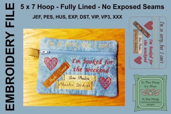 Booked Zipper Bag