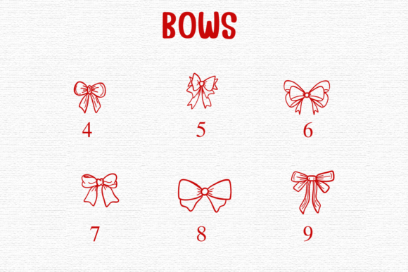 Bows Font - Preview 3