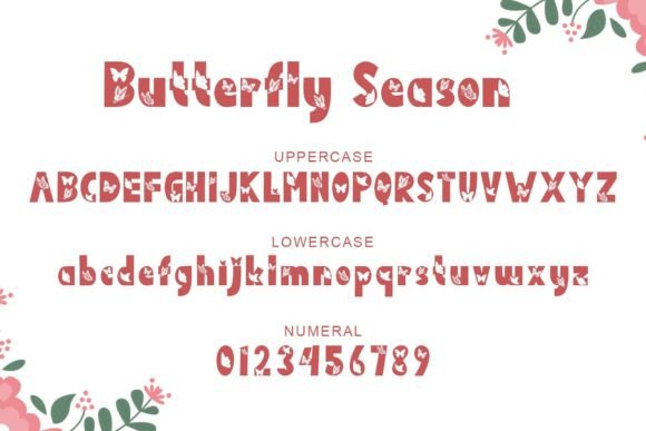 Butterfly Season Font - Preview 4