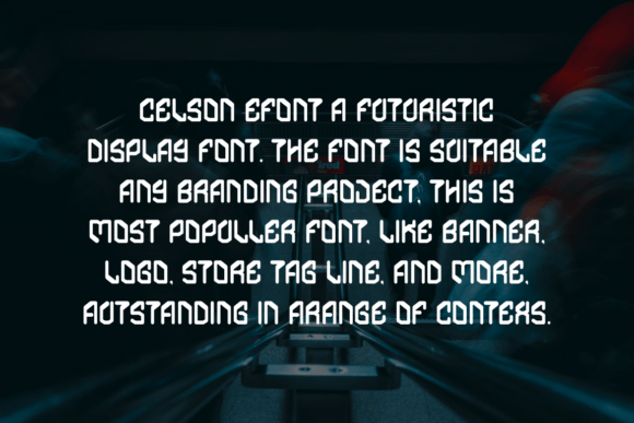 Celson Font PNG with transparent background - Preview 1